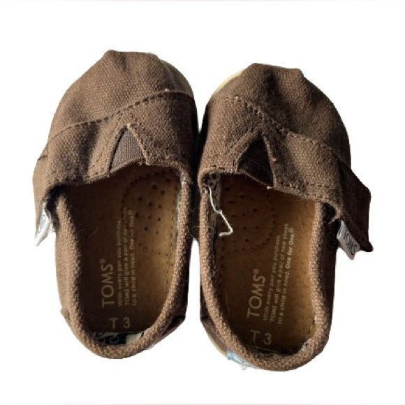 Baby Size 3 Brown Tom’s - Picture 5 of 7